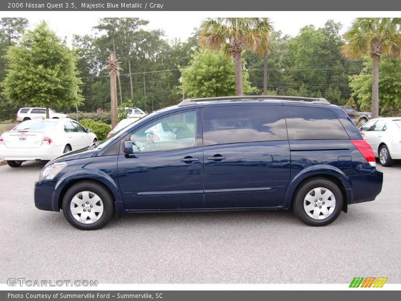 Majestic Blue Metallic / Gray 2006 Nissan Quest 3.5
