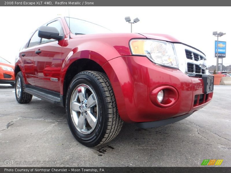 Redfire Metallic / Stone 2008 Ford Escape XLT 4WD