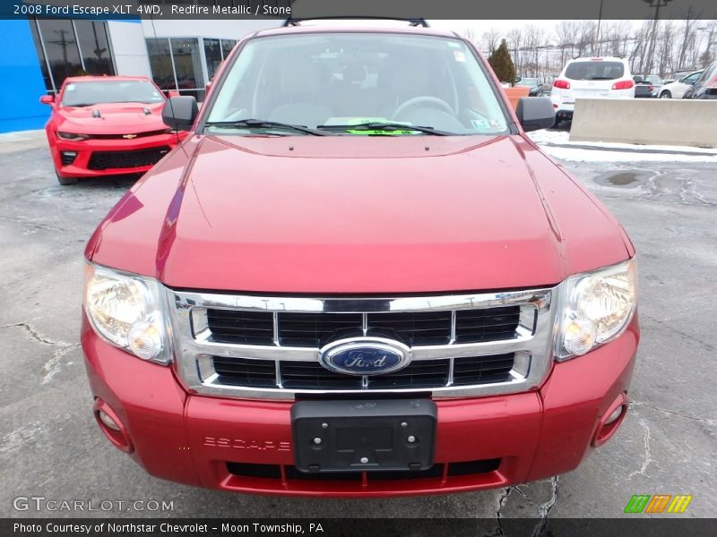 Redfire Metallic / Stone 2008 Ford Escape XLT 4WD