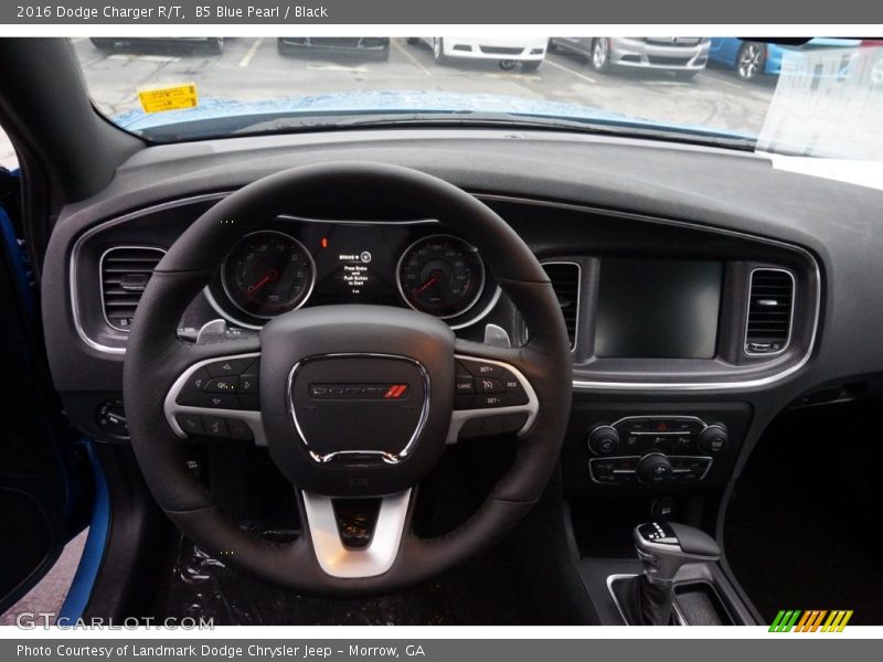 B5 Blue Pearl / Black 2016 Dodge Charger R/T