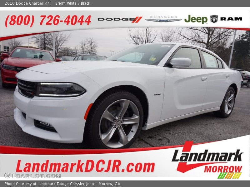 Bright White / Black 2016 Dodge Charger R/T