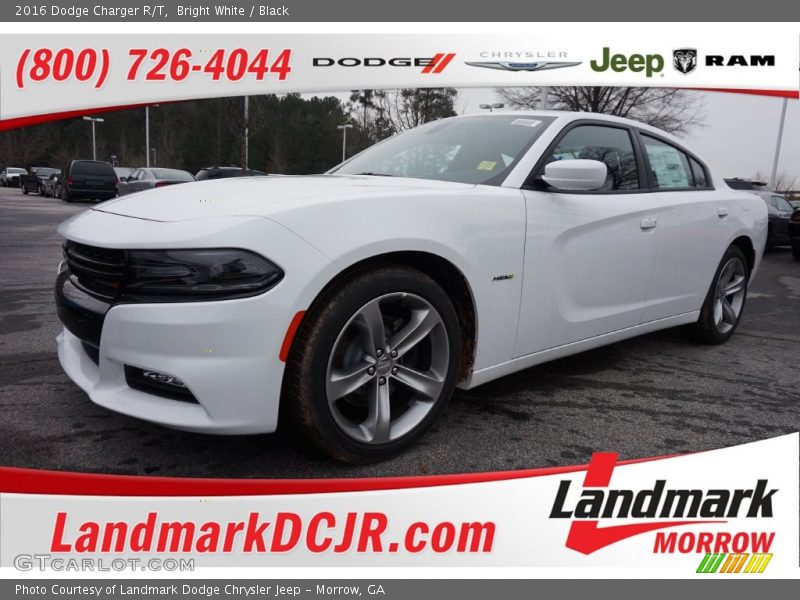 Bright White / Black 2016 Dodge Charger R/T