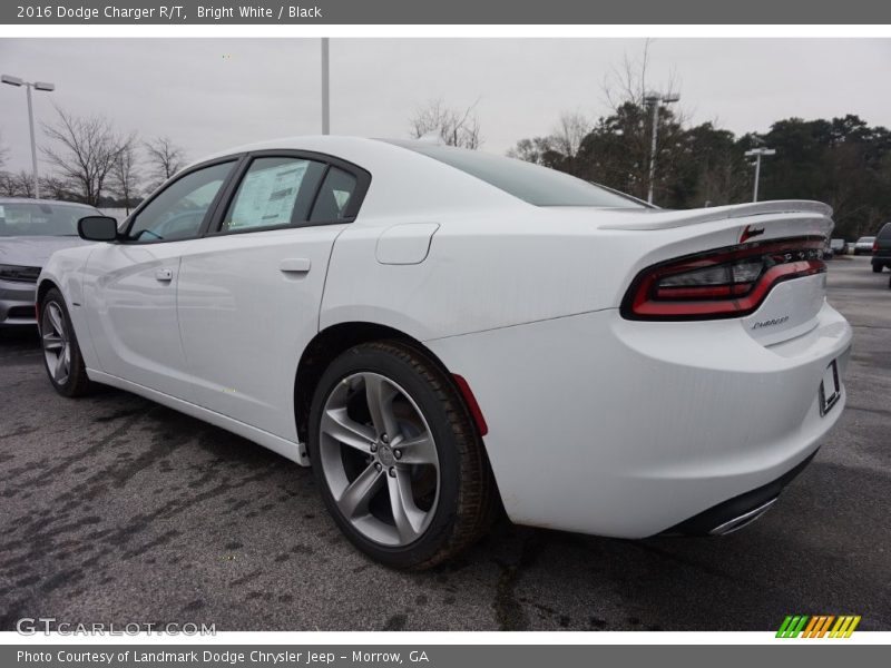 Bright White / Black 2016 Dodge Charger R/T