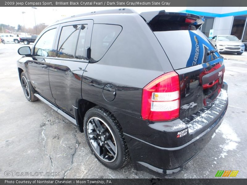 Brilliant Black Crystal Pearl / Dark Slate Gray/Medium Slate Gray 2009 Jeep Compass Sport