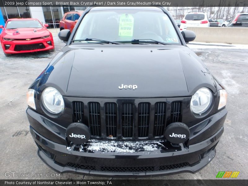 Brilliant Black Crystal Pearl / Dark Slate Gray/Medium Slate Gray 2009 Jeep Compass Sport