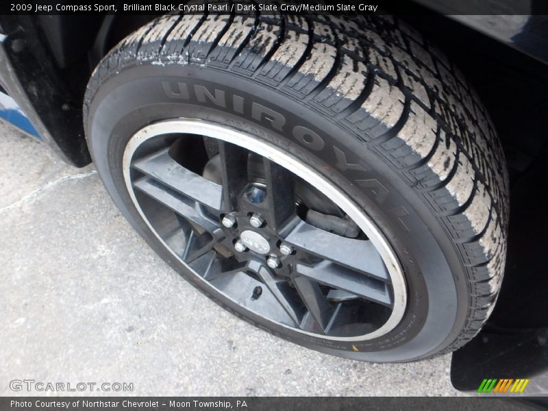 Brilliant Black Crystal Pearl / Dark Slate Gray/Medium Slate Gray 2009 Jeep Compass Sport