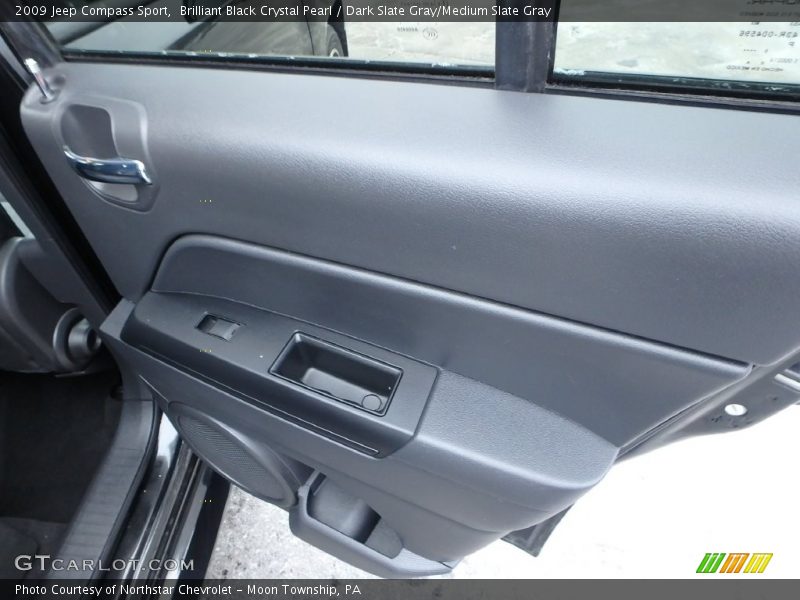 Brilliant Black Crystal Pearl / Dark Slate Gray/Medium Slate Gray 2009 Jeep Compass Sport