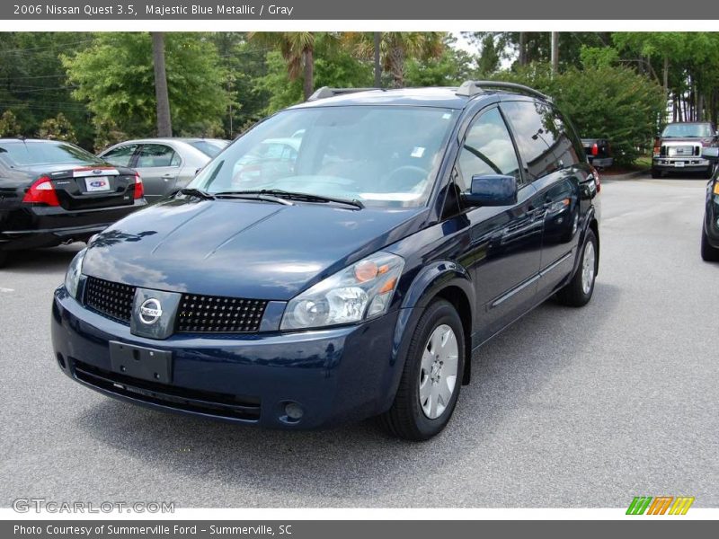 Majestic Blue Metallic / Gray 2006 Nissan Quest 3.5