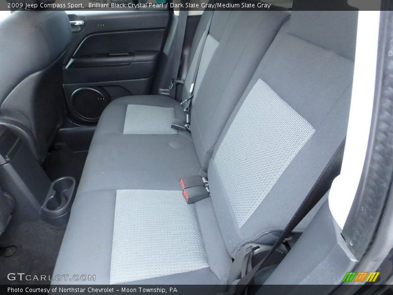 Brilliant Black Crystal Pearl / Dark Slate Gray/Medium Slate Gray 2009 Jeep Compass Sport