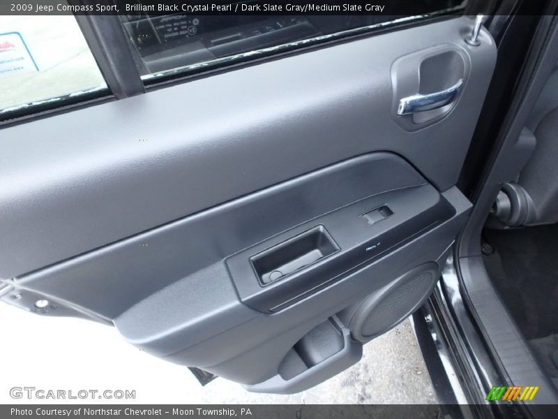 Brilliant Black Crystal Pearl / Dark Slate Gray/Medium Slate Gray 2009 Jeep Compass Sport