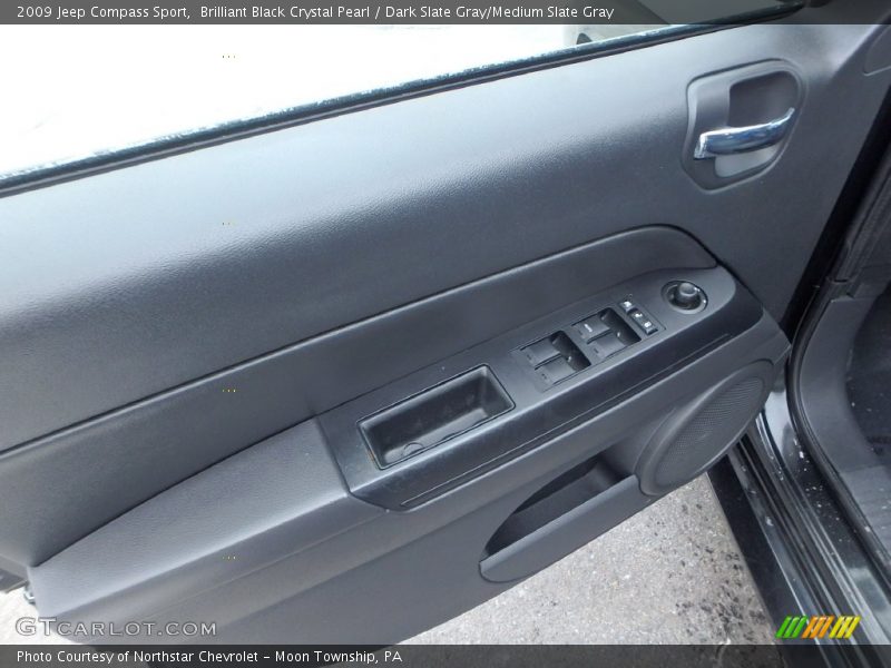 Brilliant Black Crystal Pearl / Dark Slate Gray/Medium Slate Gray 2009 Jeep Compass Sport