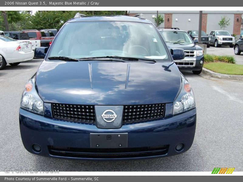 Majestic Blue Metallic / Gray 2006 Nissan Quest 3.5