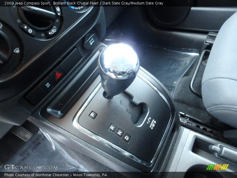 Brilliant Black Crystal Pearl / Dark Slate Gray/Medium Slate Gray 2009 Jeep Compass Sport