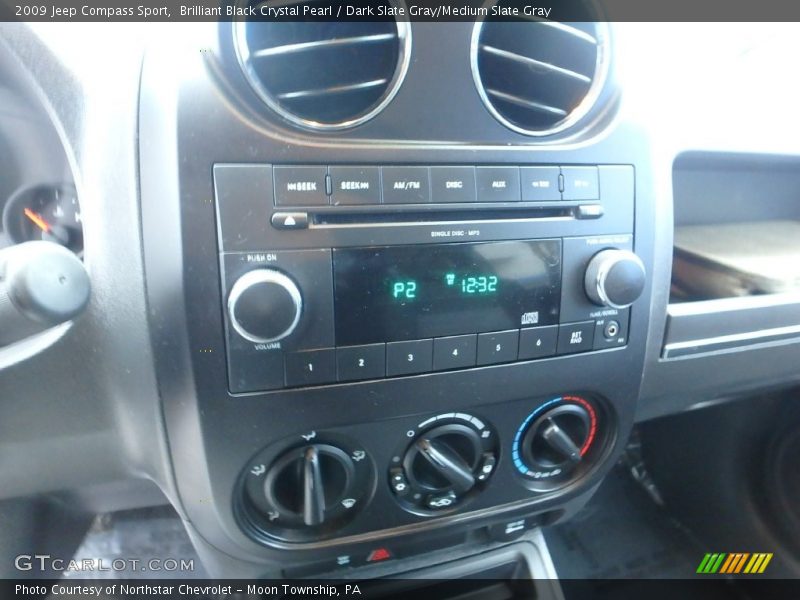 Brilliant Black Crystal Pearl / Dark Slate Gray/Medium Slate Gray 2009 Jeep Compass Sport