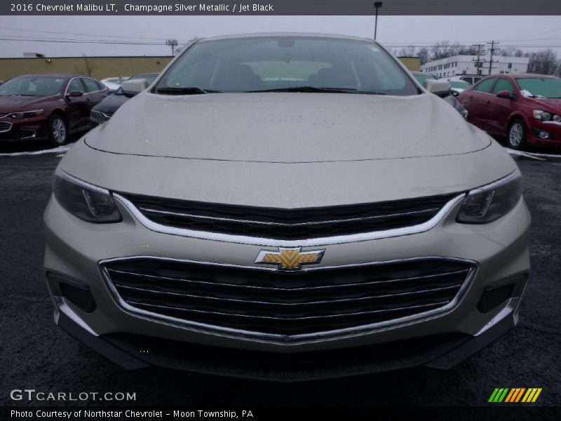 Champagne Silver Metallic / Jet Black 2016 Chevrolet Malibu LT
