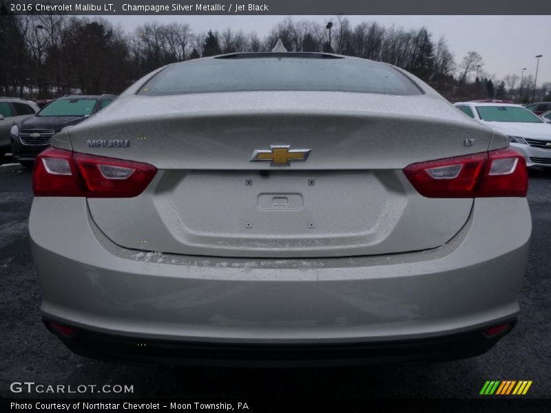 Champagne Silver Metallic / Jet Black 2016 Chevrolet Malibu LT