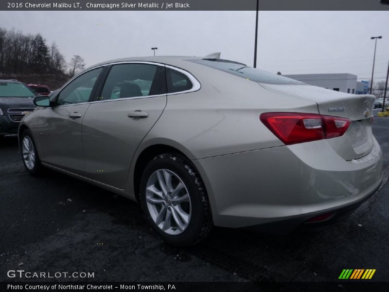 Champagne Silver Metallic / Jet Black 2016 Chevrolet Malibu LT