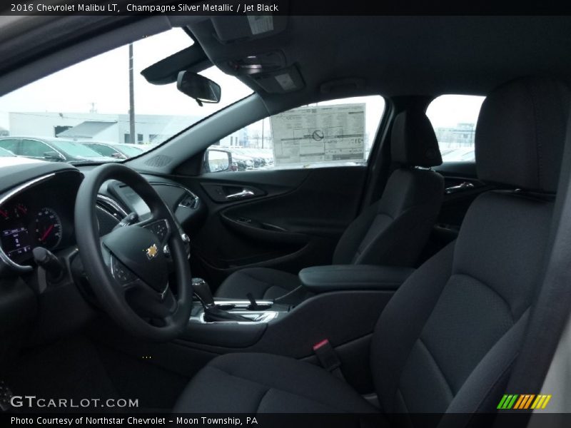 Champagne Silver Metallic / Jet Black 2016 Chevrolet Malibu LT