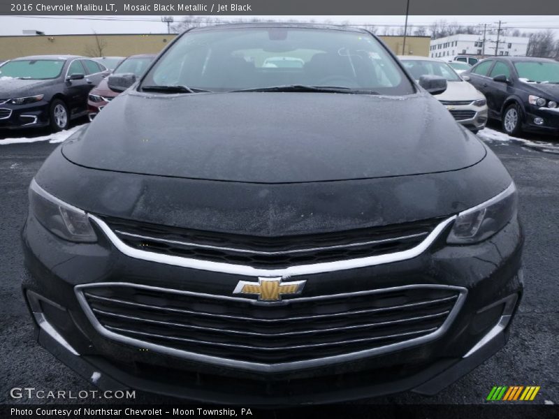 Mosaic Black Metallic / Jet Black 2016 Chevrolet Malibu LT