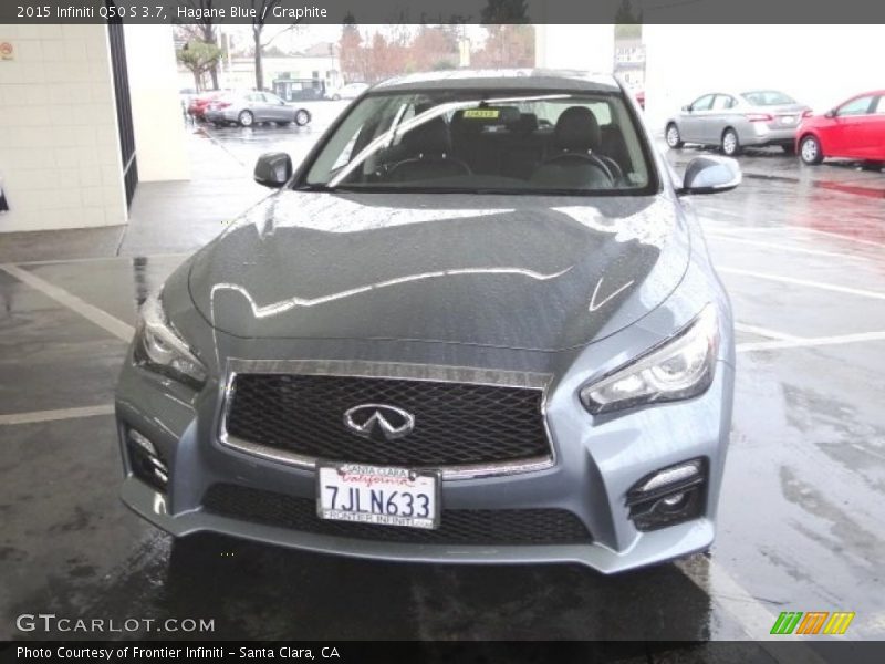 Hagane Blue / Graphite 2015 Infiniti Q50 S 3.7