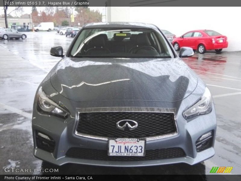 Hagane Blue / Graphite 2015 Infiniti Q50 S 3.7