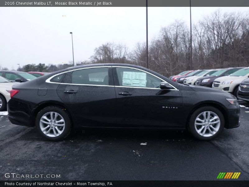 Mosaic Black Metallic / Jet Black 2016 Chevrolet Malibu LT