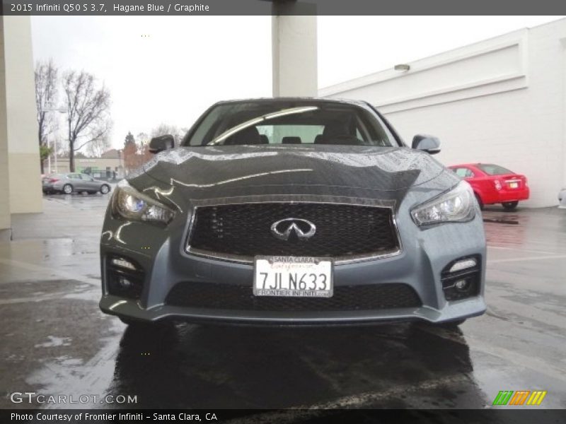 Hagane Blue / Graphite 2015 Infiniti Q50 S 3.7