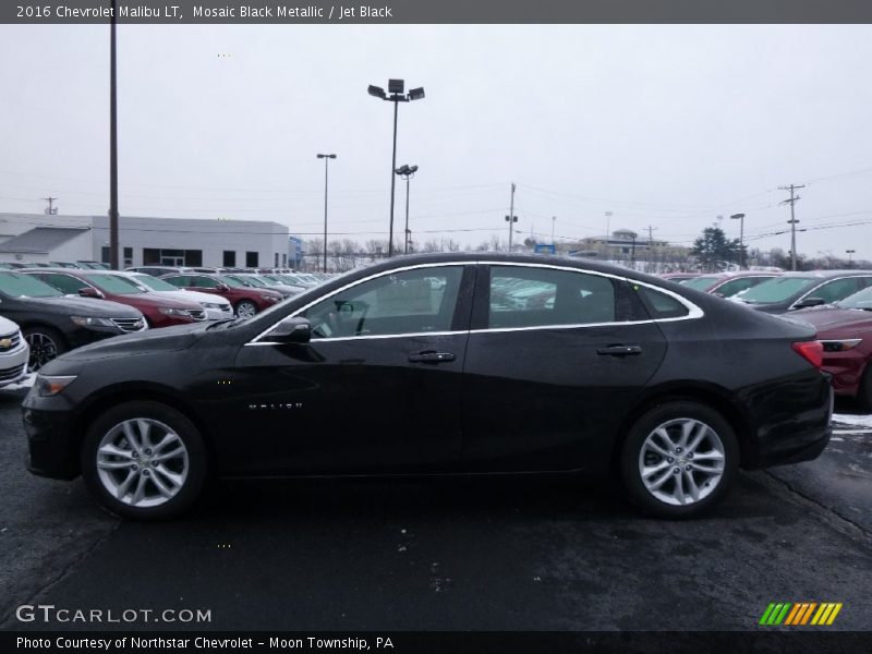 Mosaic Black Metallic / Jet Black 2016 Chevrolet Malibu LT