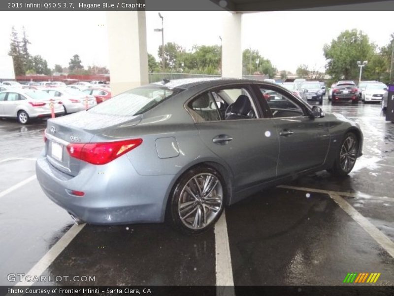 Hagane Blue / Graphite 2015 Infiniti Q50 S 3.7