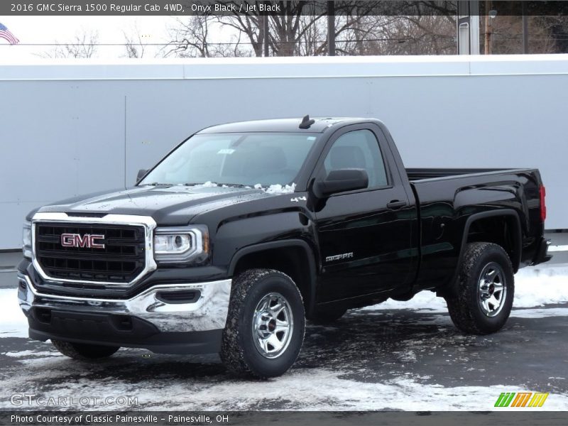 Onyx Black / Jet Black 2016 GMC Sierra 1500 Regular Cab 4WD