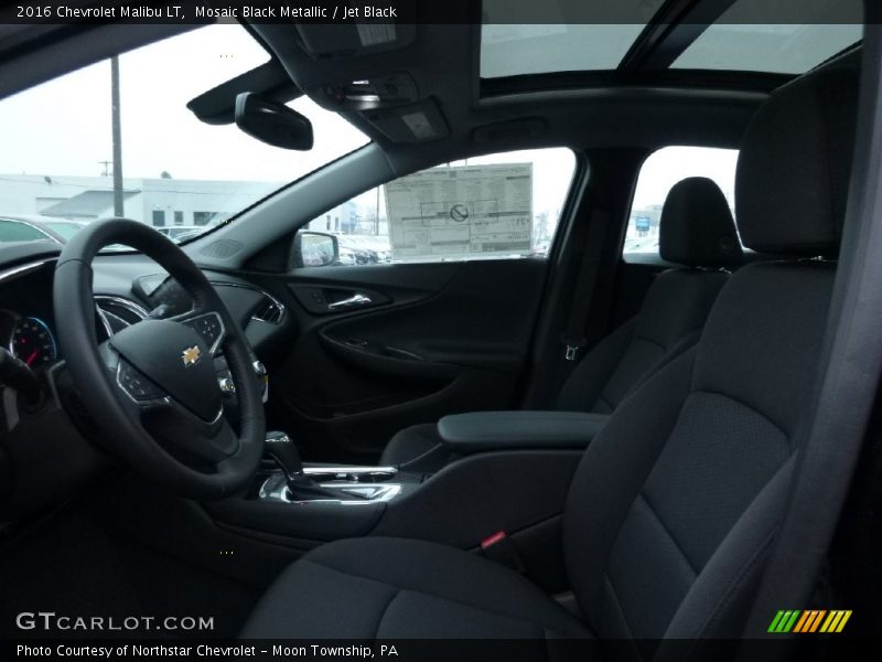 Mosaic Black Metallic / Jet Black 2016 Chevrolet Malibu LT