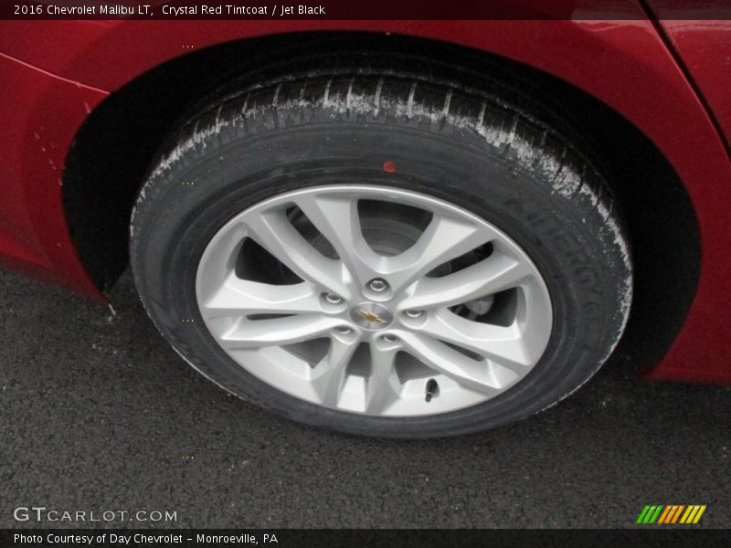 Crystal Red Tintcoat / Jet Black 2016 Chevrolet Malibu LT