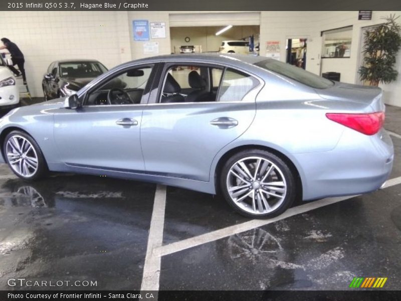Hagane Blue / Graphite 2015 Infiniti Q50 S 3.7