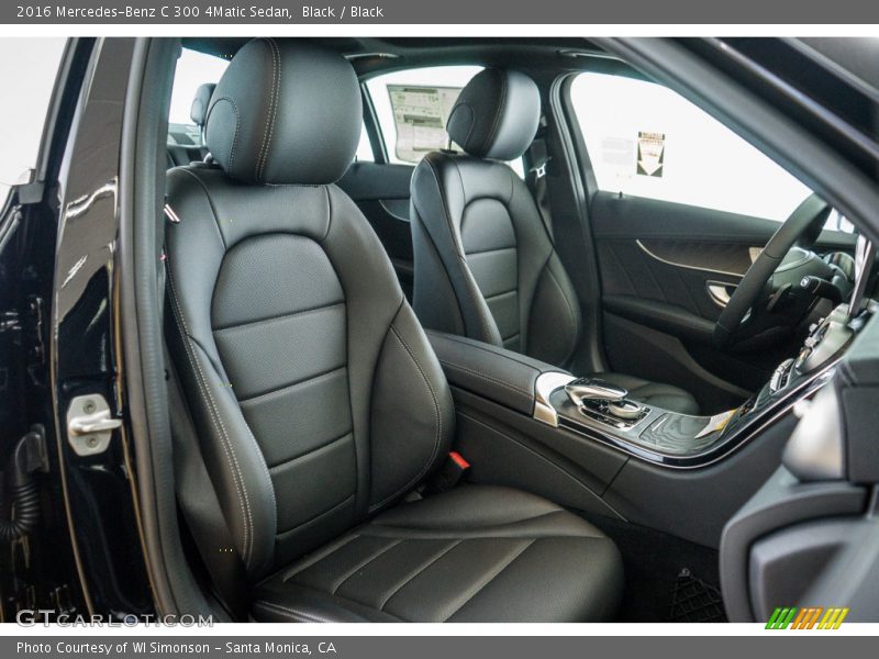 Black / Black 2016 Mercedes-Benz C 300 4Matic Sedan