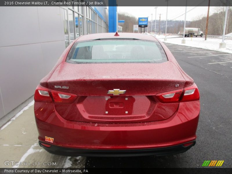 Crystal Red Tintcoat / Jet Black 2016 Chevrolet Malibu LT