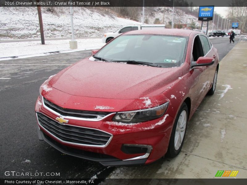 Crystal Red Tintcoat / Jet Black 2016 Chevrolet Malibu LT