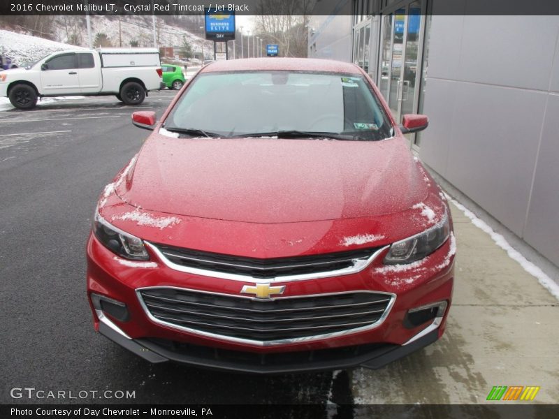 Crystal Red Tintcoat / Jet Black 2016 Chevrolet Malibu LT