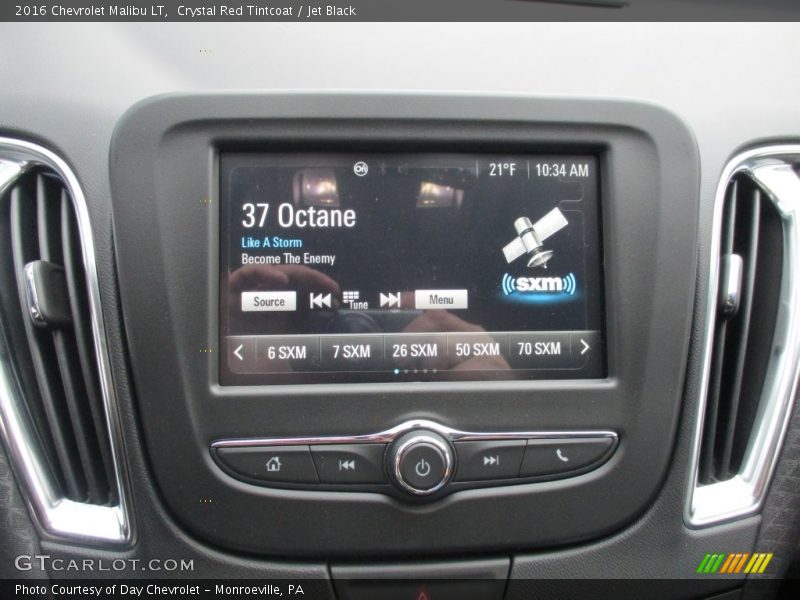 Crystal Red Tintcoat / Jet Black 2016 Chevrolet Malibu LT