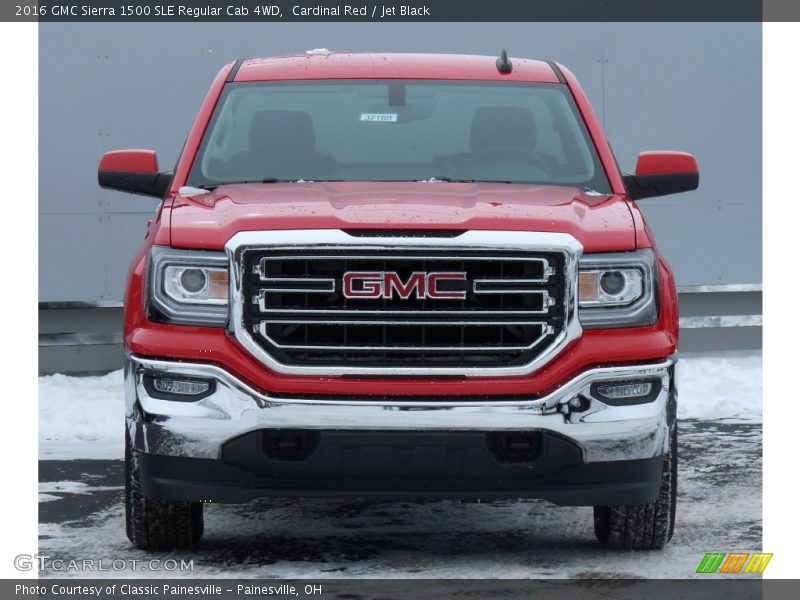 Cardinal Red / Jet Black 2016 GMC Sierra 1500 SLE Regular Cab 4WD