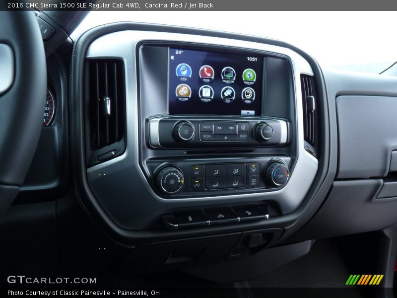Cardinal Red / Jet Black 2016 GMC Sierra 1500 SLE Regular Cab 4WD