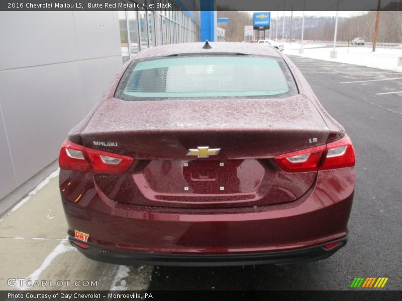 Butte Red Metallic / Jet Black 2016 Chevrolet Malibu LS