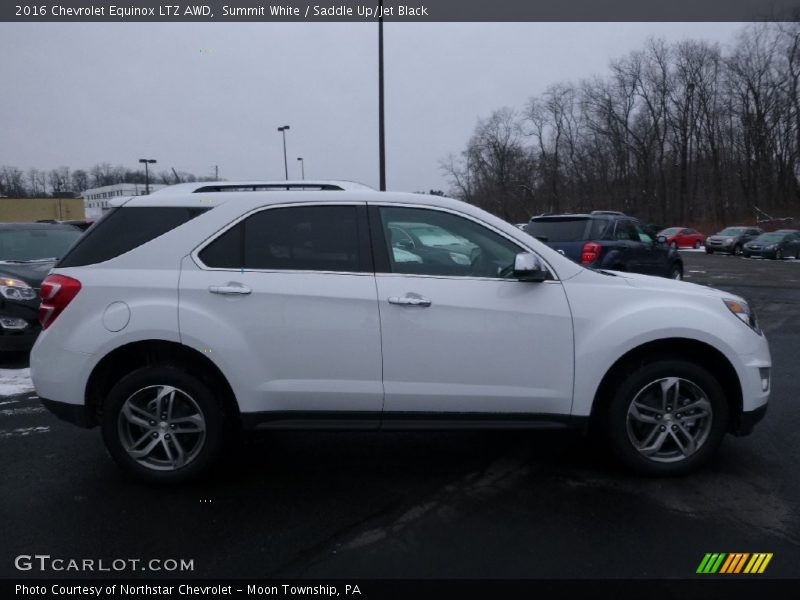 Summit White / Saddle Up/Jet Black 2016 Chevrolet Equinox LTZ AWD