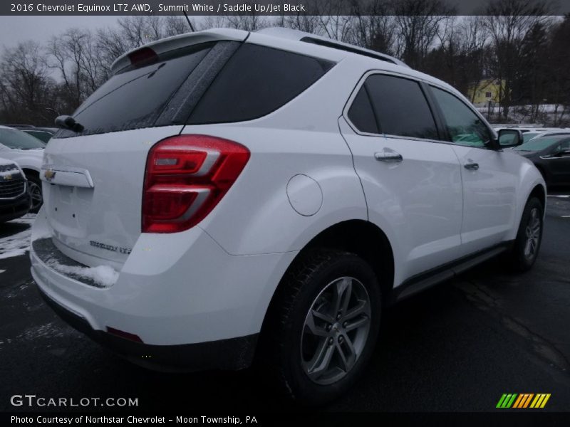 Summit White / Saddle Up/Jet Black 2016 Chevrolet Equinox LTZ AWD