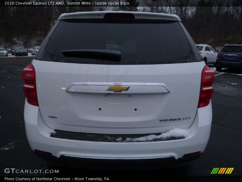 Summit White / Saddle Up/Jet Black 2016 Chevrolet Equinox LTZ AWD