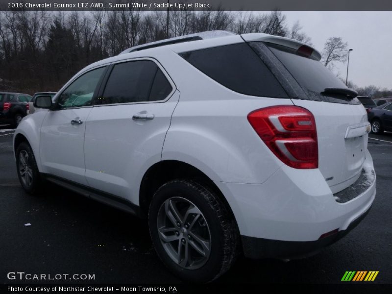 Summit White / Saddle Up/Jet Black 2016 Chevrolet Equinox LTZ AWD