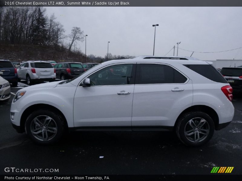 Summit White / Saddle Up/Jet Black 2016 Chevrolet Equinox LTZ AWD