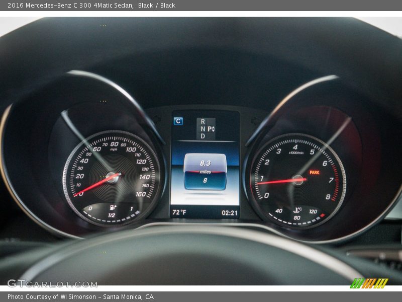 Black / Black 2016 Mercedes-Benz C 300 4Matic Sedan