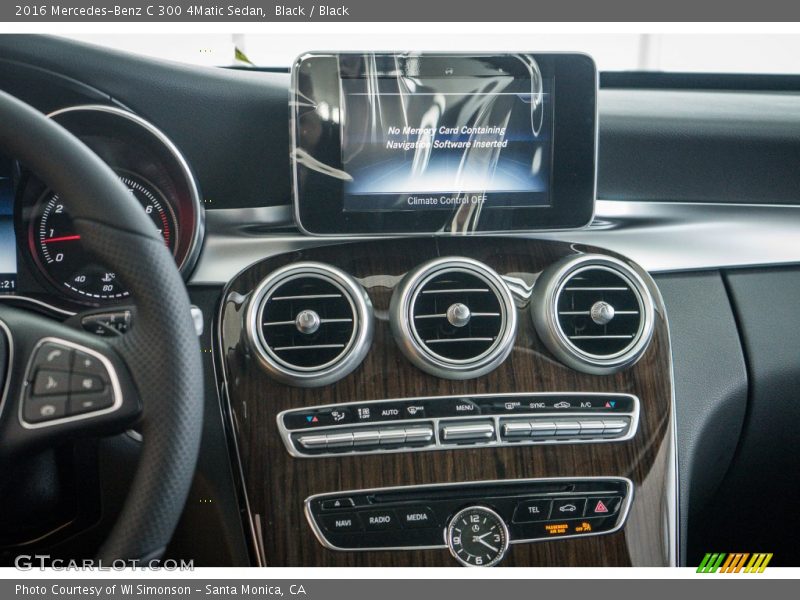 Black / Black 2016 Mercedes-Benz C 300 4Matic Sedan