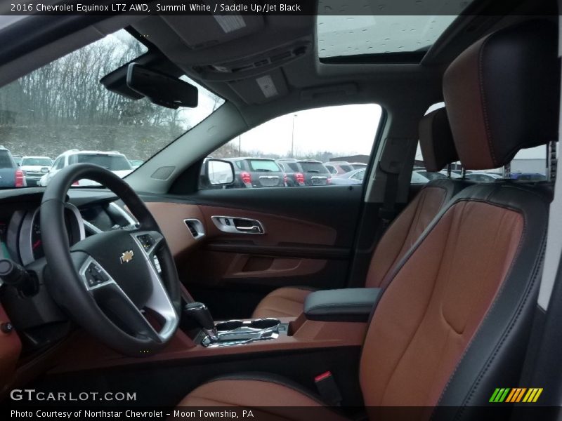 Summit White / Saddle Up/Jet Black 2016 Chevrolet Equinox LTZ AWD