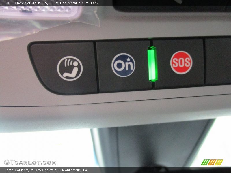 Butte Red Metallic / Jet Black 2016 Chevrolet Malibu LS